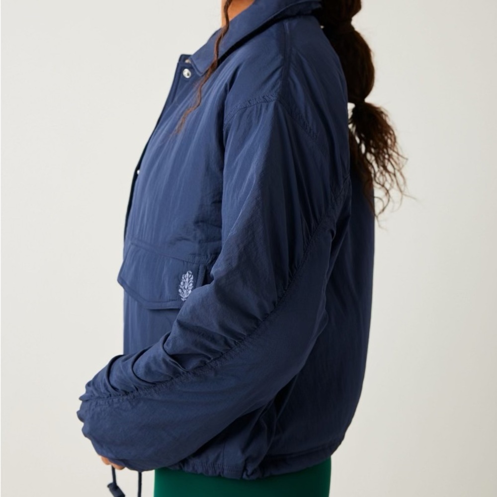 Free People Movement Off the Bleachers Coaches Jacket - Picture 2 of 4